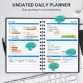 Soomeet Daily Planner 2022 - 2023, Calendar Planner 2022, Weekly Planner and Monthly Planner, To Do List Planner For Work Life Study