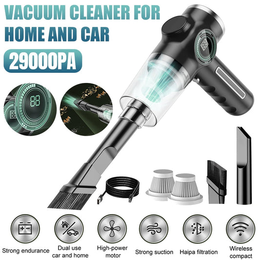 Compressed Air Duster,DFITO 22000RPM Electric Vacuum Cleaner Air Duster , 2000mAh Electric Duster Keyboard Cleaner for Laptop, Computer