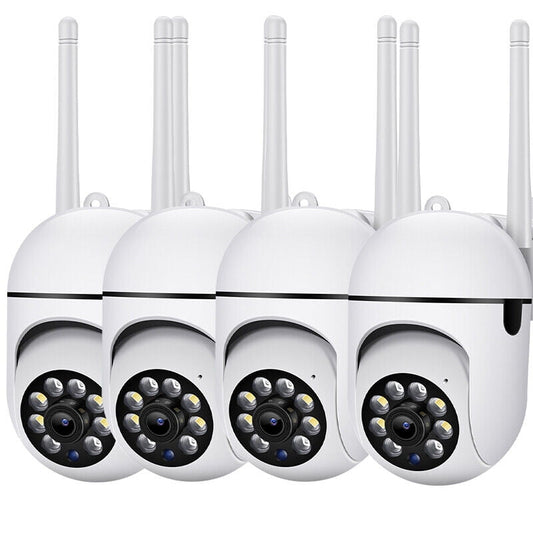 Zengest 2.4/5Ghz WIFI Wireless Security Camera Outdoor,1080P Home surveillance & security cameras,355°Pan 90°Tilt,Auto Tracking,Human Detection,2-Way Audio,Color Night Vision,IP66 Waterproof (4PCS)