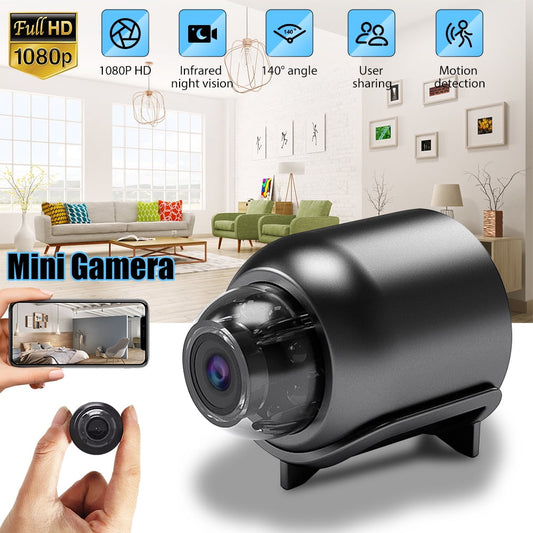 DFITO 1080P IP Camera WiFi HD Night Vision Camcorder Home Security Cam