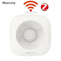 Mazoony/WiFi PIR Motion Sensor Wireless Infrared Detector Security Burglar Alarm Sensor Smart life APP Control Compatible