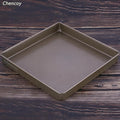 Chencoy Non-Stick 11 Inch Square Cake Baking Pan Carbon Steel Tray Pie Pizza Bread Cake Mold Bakeware Tools