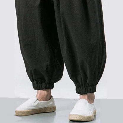 Men's Vintage Drawstring Harem Pants