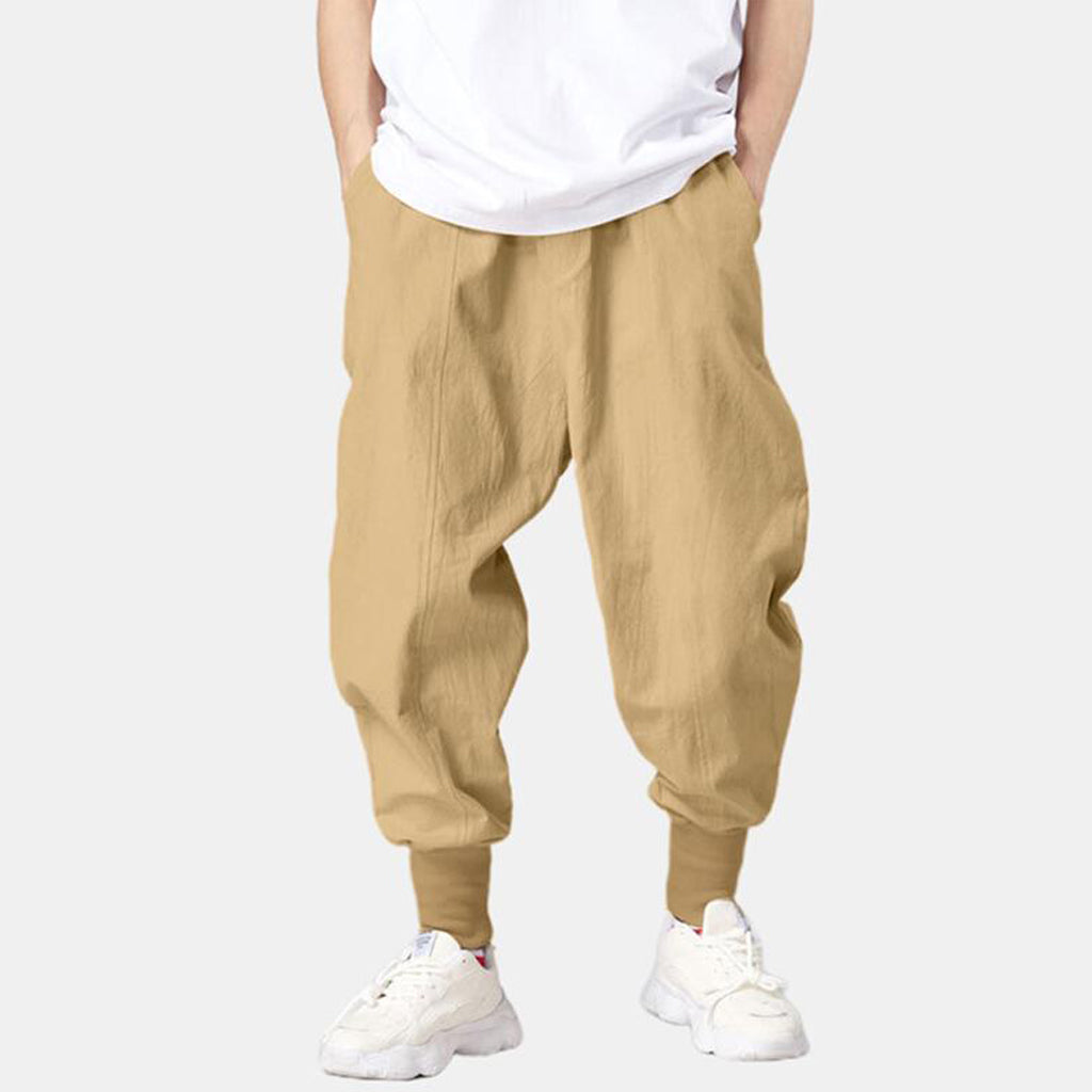 Men's Elastic Ankle Drawstring Harem Pants