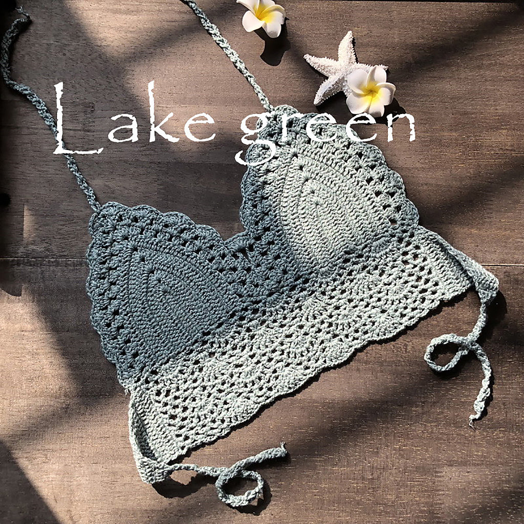 Women's Crocheted Bikini Wrap Chest