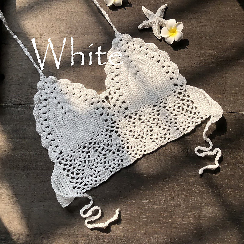 Women's Crocheted Bikini Wrap Chest