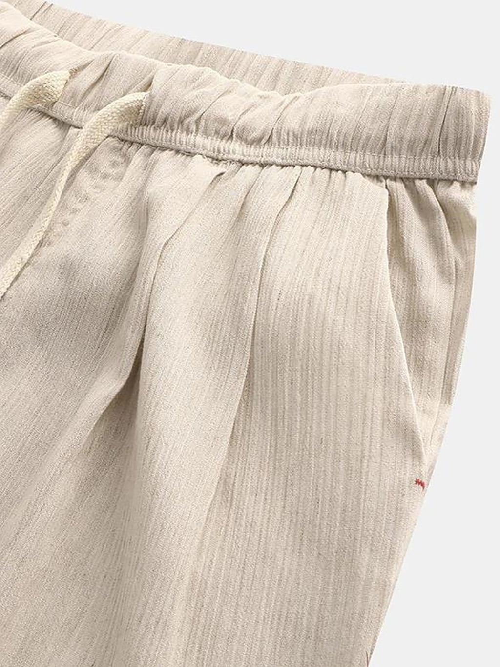 Men's Linen Drawstring Slacks