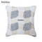 Xeetea Boho Throw Pillow Case Tassels Embroidery Cotton Decorative Pillowcase 45*45 Bed Sofa Cushion Cover Macrame Pillow Cover 30x50