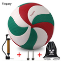 Tinpary Beautiful volleyball, vsm5000, size 5, high quality volleyball, outdoor sports, training, free air pump + needle + bag