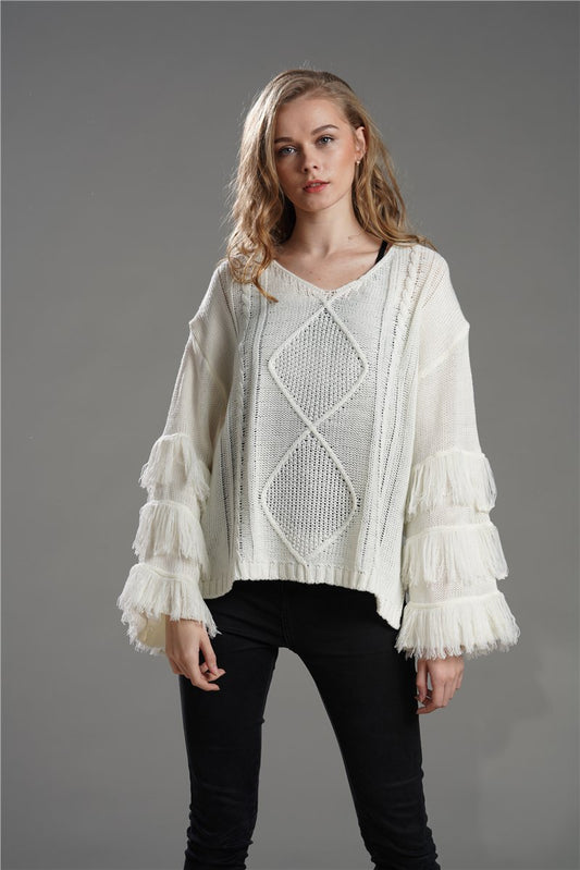 2020 NEW  tassel sweater