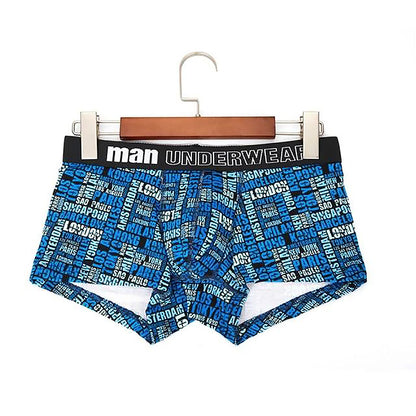 Men's Cotton Underwear With Letters