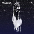 Maydarol New Indian Style Dreamcatcher Moon Handmade Wind Chimes Wall Ornament