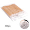 Letlook 300pc Disposable Cotton Swab Lint Free Micro Brushes Wood Cotton Buds Swabs Ear Clean Stick Eyelash Extension Glue Removing Tool